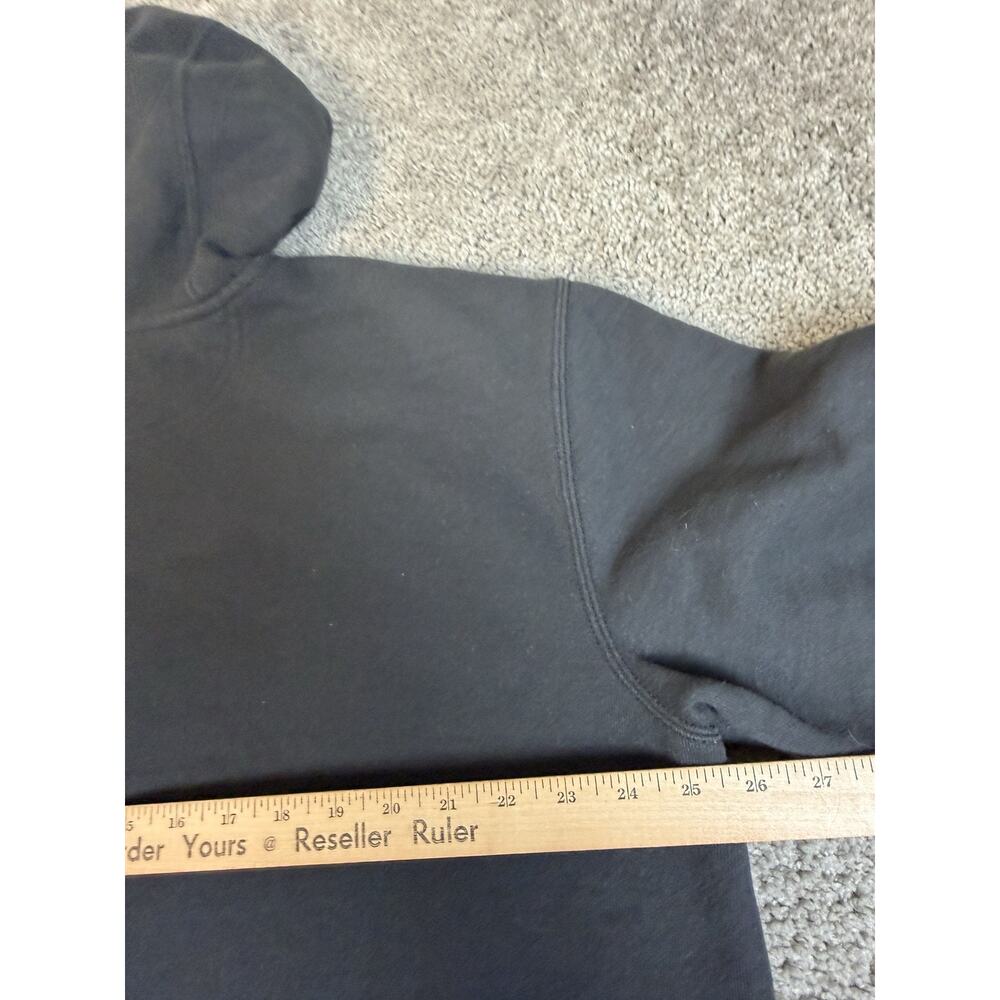 Carhartt Hoodie Mens XL Black Full Zip Hooded Pockets Heavyweight Lined Logo - Picture 9 of 11